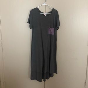 Lularoe high low dress with pocket